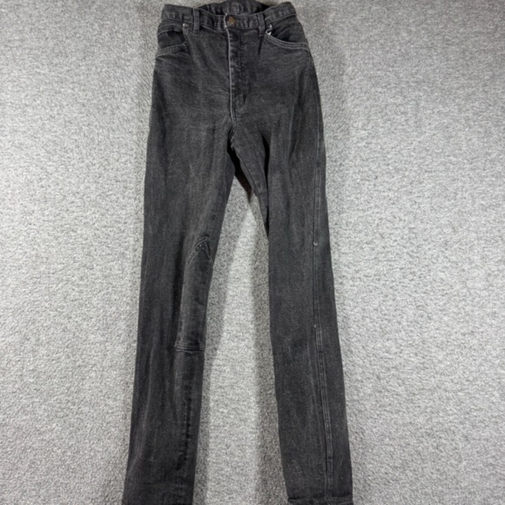Millers Equestrian‎ Riding Jeans Womens 26 Black Black Faded Washed